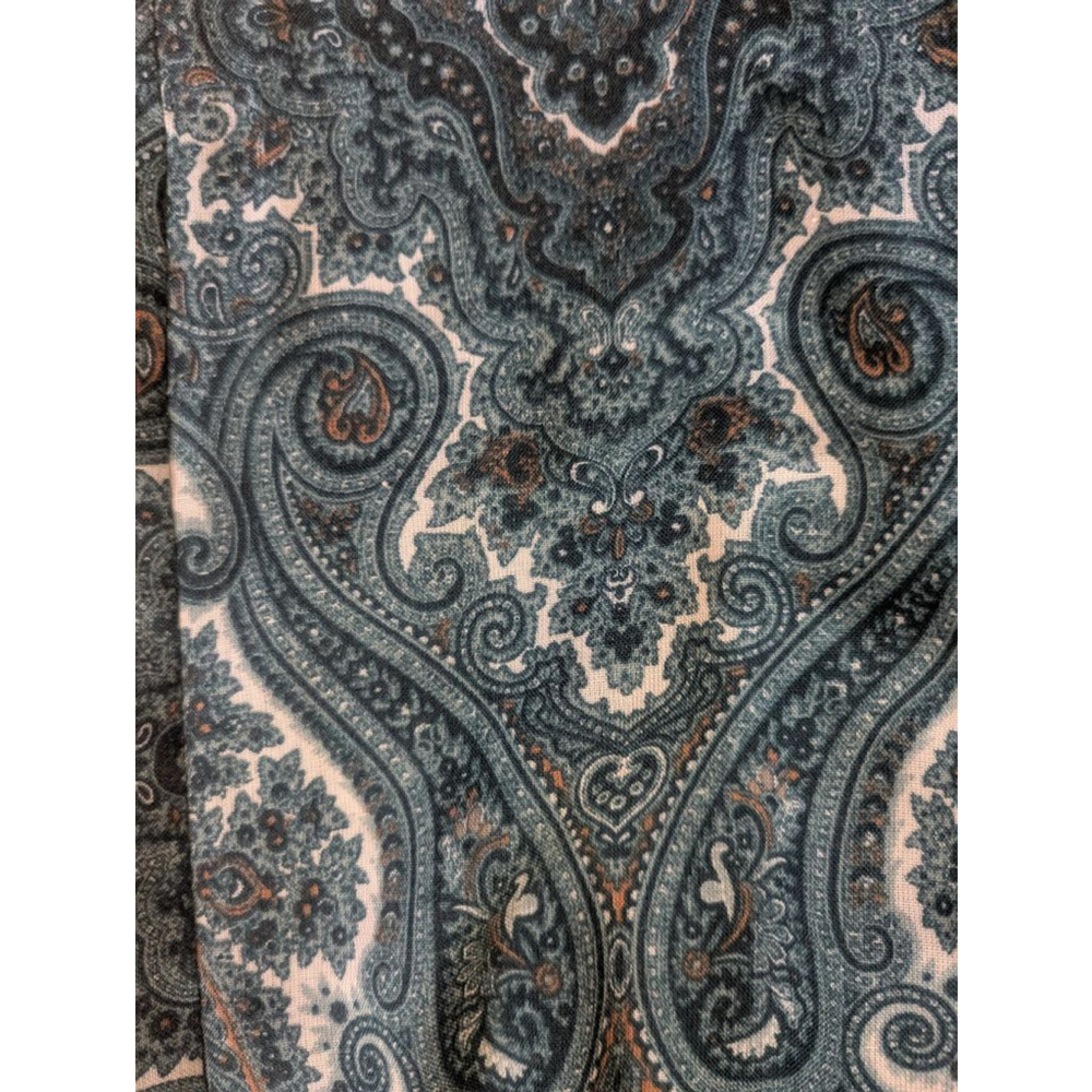 Vintage Green Paisley Midi Skirt Summit Sportswear Medium - Picture 12 of 12